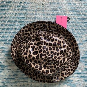 Isaac Mizrahi Leopard top hat